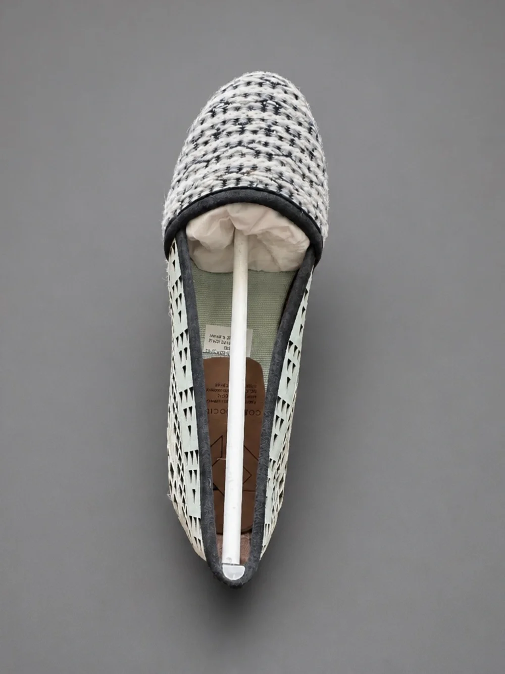NWOB Cobra Society Women Wool & Leather Laser Cut Tapestry Espadrilles Size 6